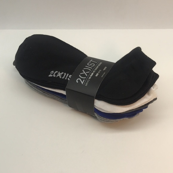2(X)IST MENŚ 10 PAIR NO SHOW SOCKS SIZE 10-13 - Picture 2 of 6